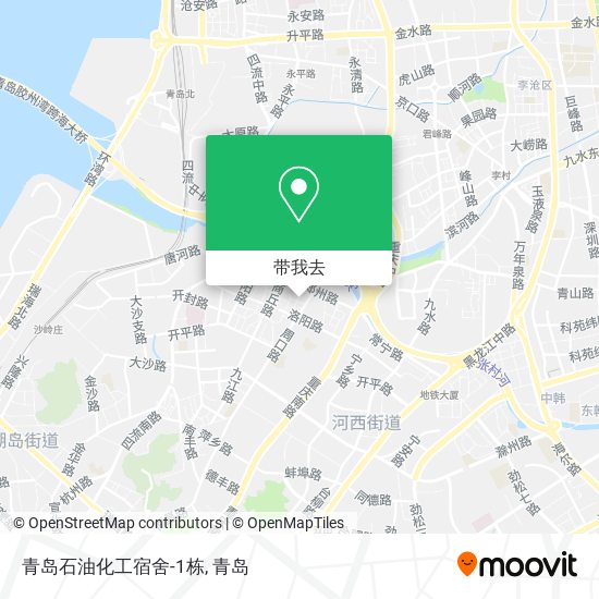 青岛石油化工宿舍-1栋地图