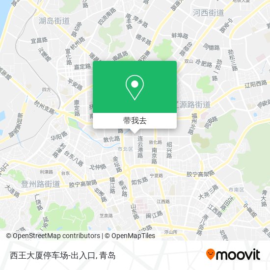 西王大厦停车场-出入口地图
