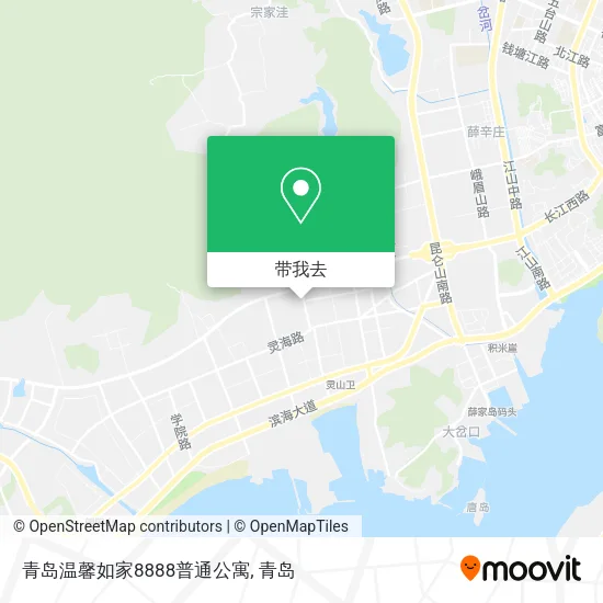 青岛温馨如家8888普通公寓地图