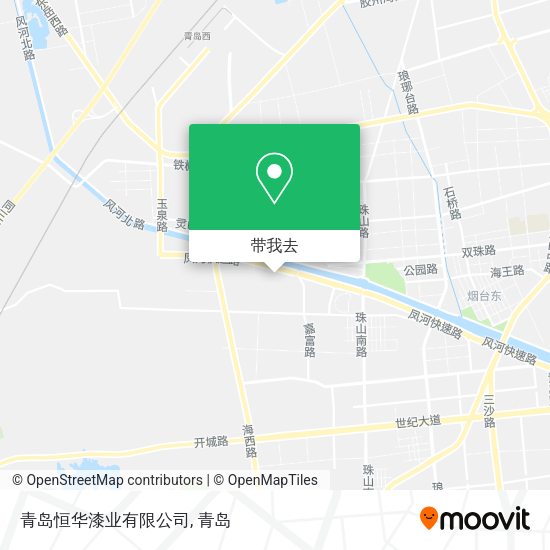 青岛恒华漆业有限公司地图