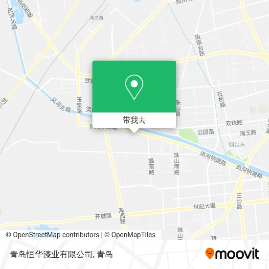 青岛恒华漆业有限公司地图