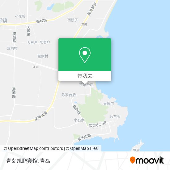 青岛凯鹏宾馆地图