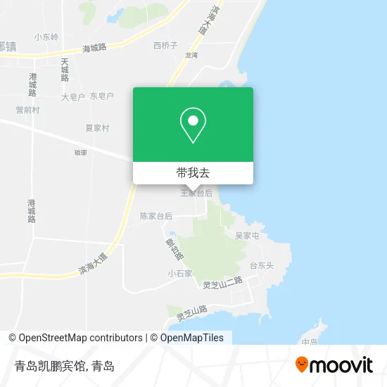 青岛凯鹏宾馆地图