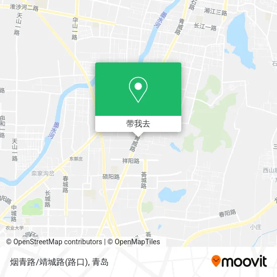 烟青路/靖城路(路口)地图
