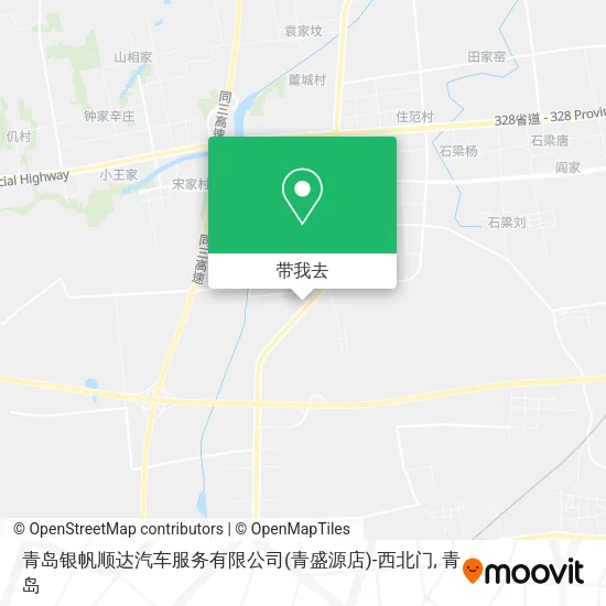 青岛银帆顺达汽车服务有限公司(青盛源店)-西北门地图