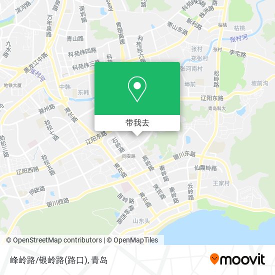 峰岭路/银岭路(路口)地图