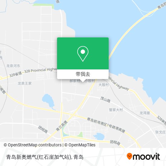 青岛新奥燃气(红石崖加气站)地图