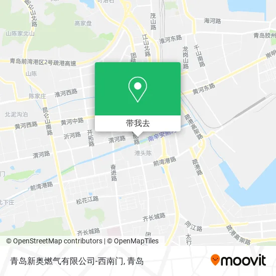 青岛新奥燃气有限公司-西南门地图