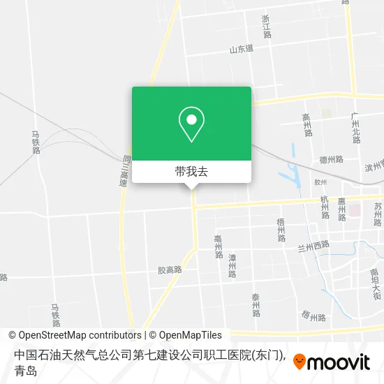 中国石油天然气总公司第七建设公司职工医院(东门)地图