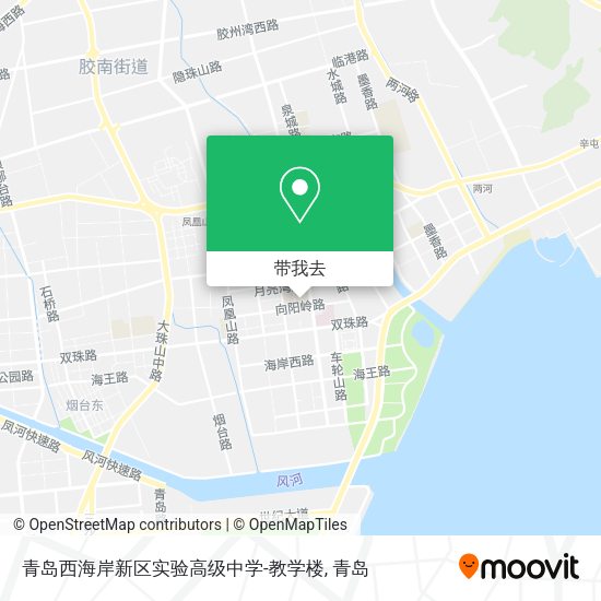 青岛西海岸新区实验高级中学-教学楼地图