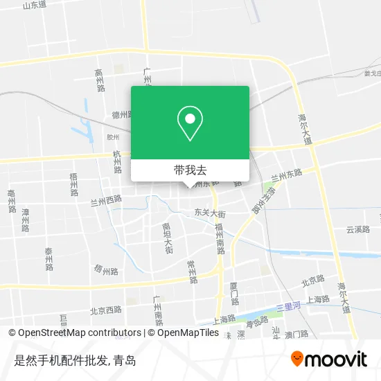 是然手机配件批发地图