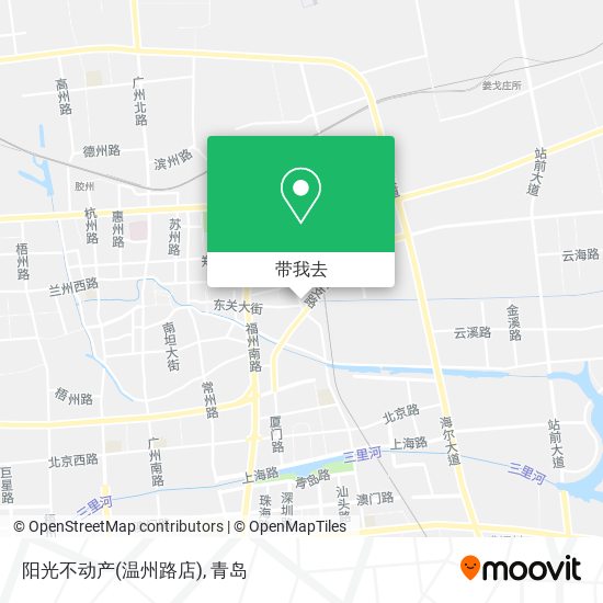 阳光不动产(温州路店)地图
