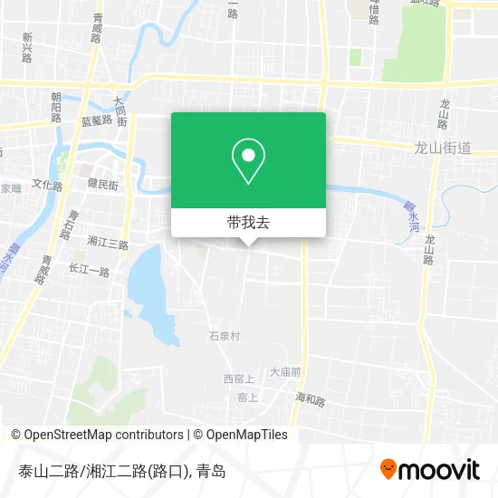 泰山二路/湘江二路(路口)地图