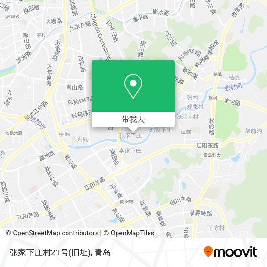 张家下庄村21号(旧址)地图