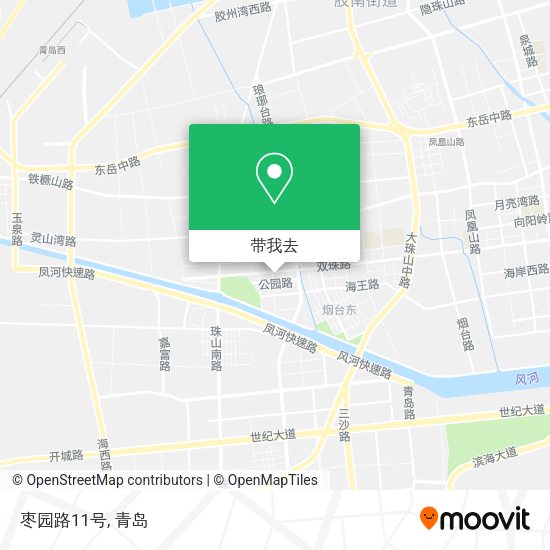 枣园路11号地图