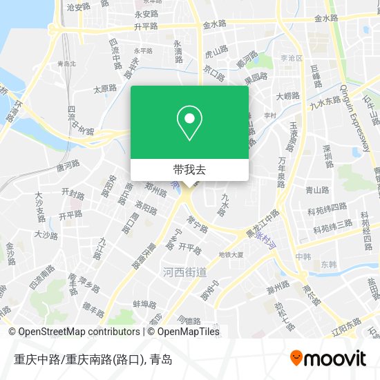 重庆中路/重庆南路(路口)地图