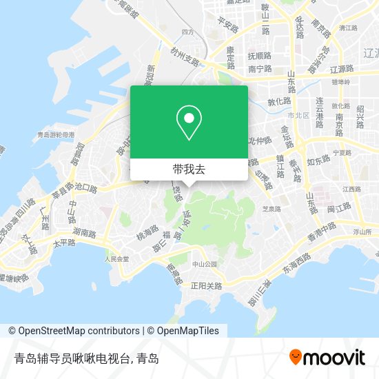 青岛辅导员啾啾电视台地图