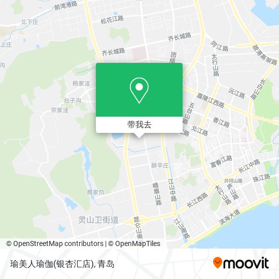 瑜美人瑜伽(银杏汇店)地图