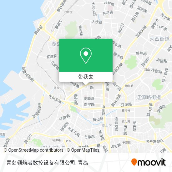 青岛领航者数控设备有限公司地图