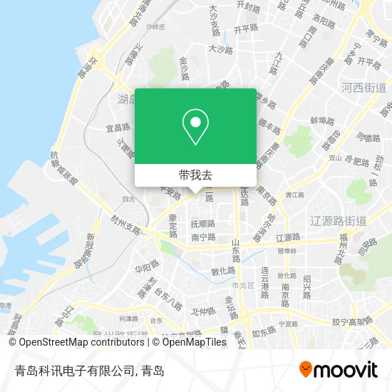青岛科讯电子有限公司地图