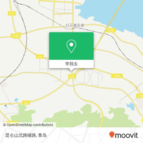 昆仑山北路辅路地图