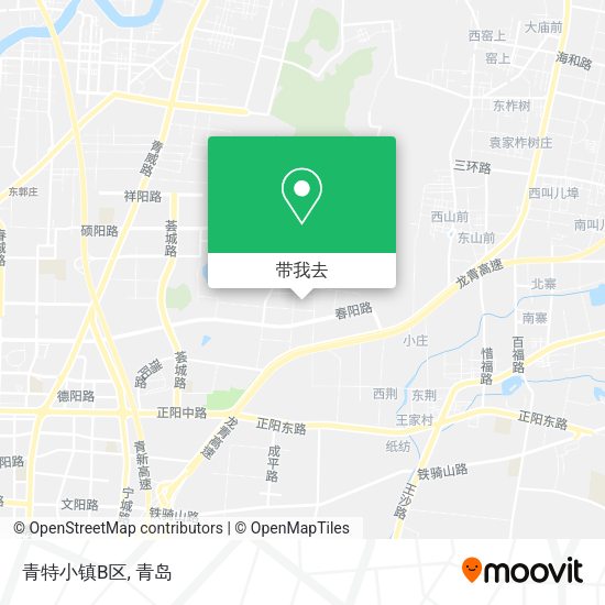 青特小镇B区地图