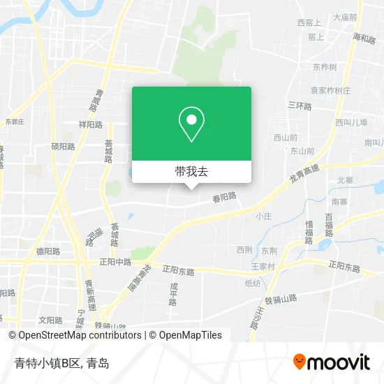青特小镇B区地图