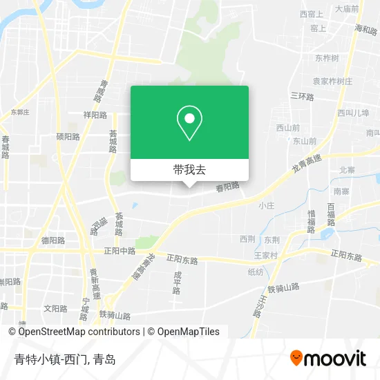 青特小镇-西门地图