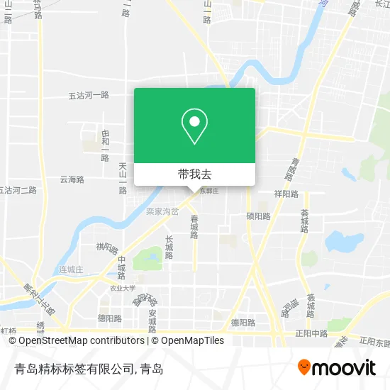青岛精标标签有限公司地图