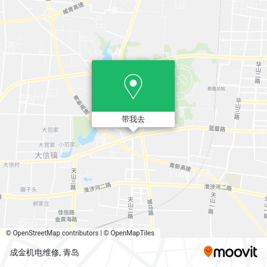成金机电维修地图