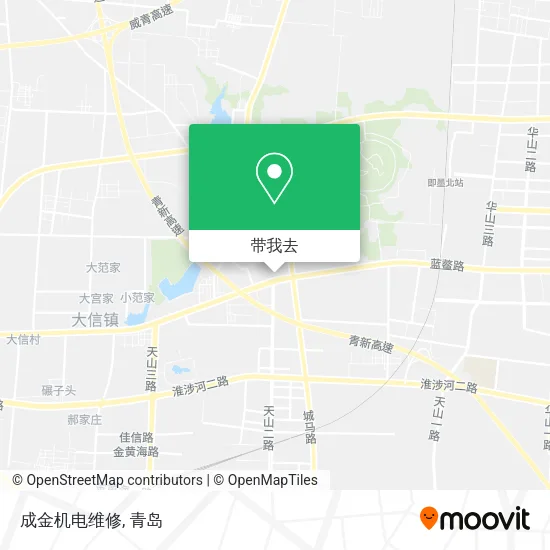 成金机电维修地图