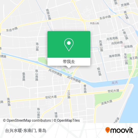台兴水暖-东南门地图