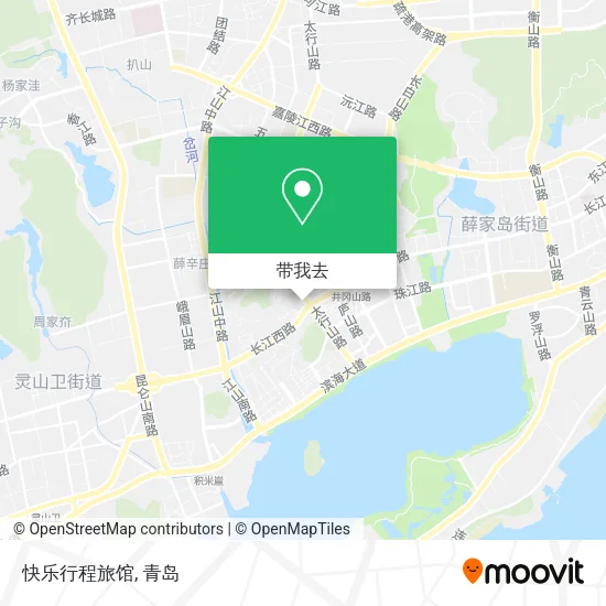 快乐行程旅馆地图