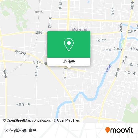 泓信德汽修地图