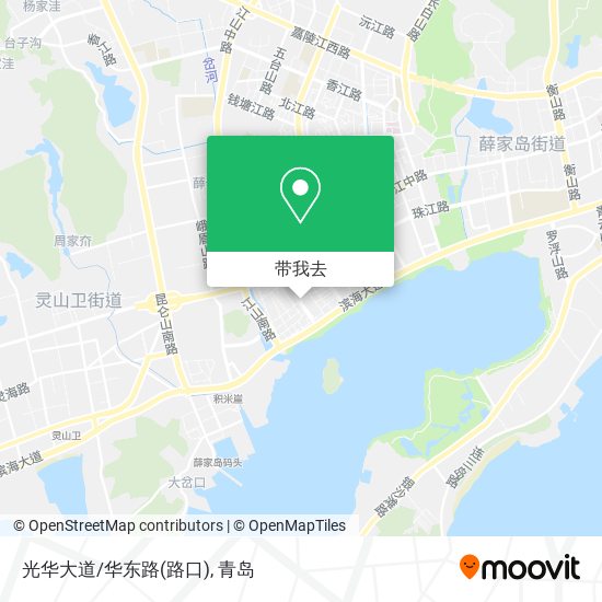光华大道/华东路(路口)地图