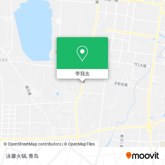 泳馨火锅地图