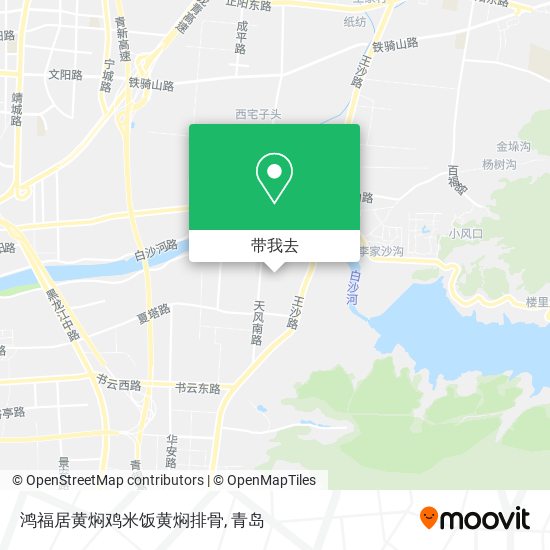 鸿福居黄焖鸡米饭黄焖排骨地图