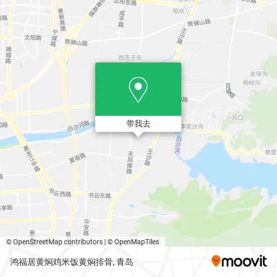 鸿福居黄焖鸡米饭黄焖排骨地图