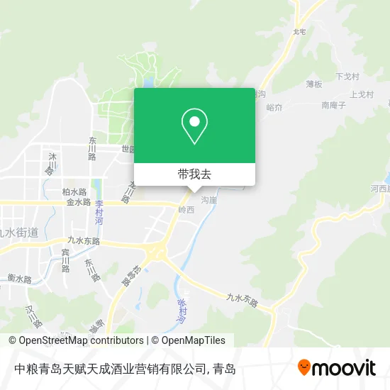 中粮青岛天赋天成酒业营销有限公司地图