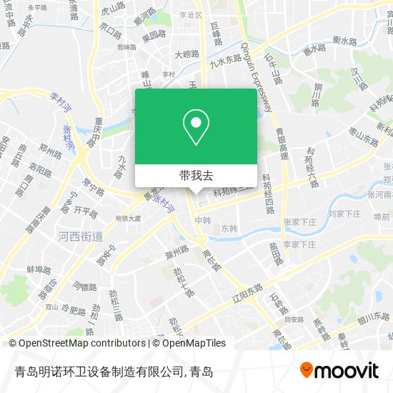 青岛明诺环卫设备制造有限公司地图