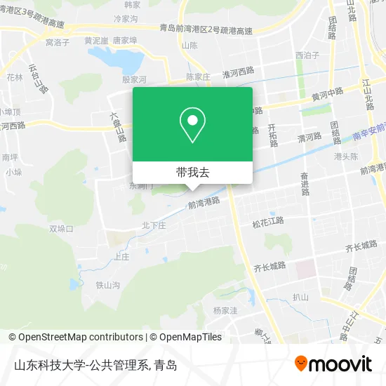 山东科技大学-公共管理系地图