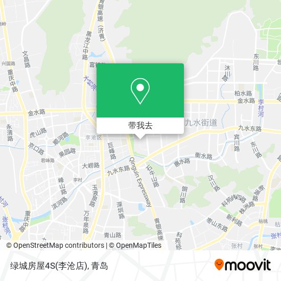 绿城房屋4S(李沧店)地图