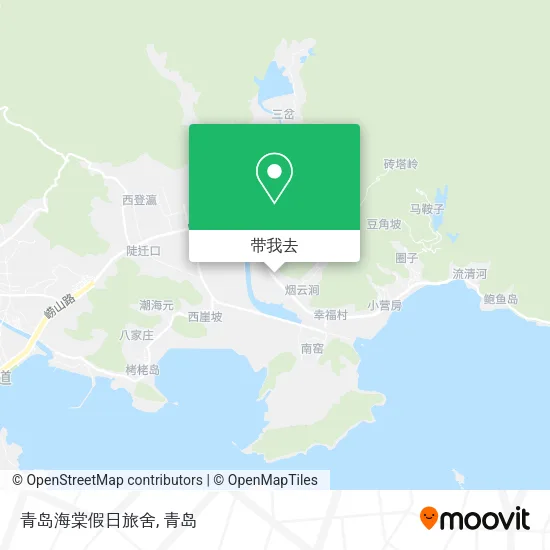 青岛海棠假日旅舍地图