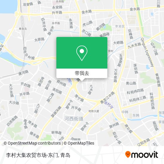 李村大集农贸市场-东门地图