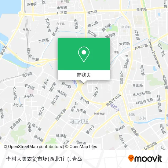 李村大集农贸市场(西北1门)地图