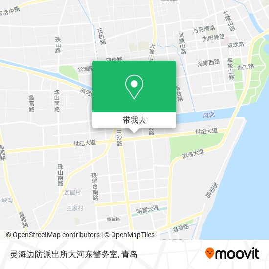 灵海边防派出所大河东警务室地图