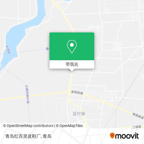 青岛红百灵皮鞋厂地图