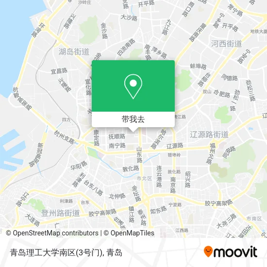 青岛理工大学南区(3号门)地图