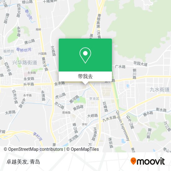 卓越美发地图