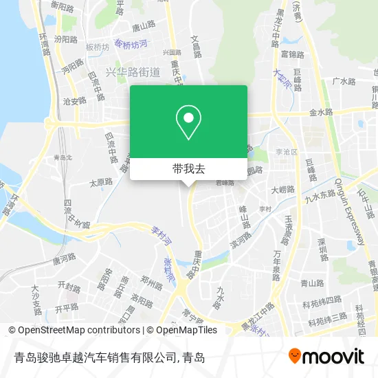 青岛骏驰卓越汽车销售有限公司地图